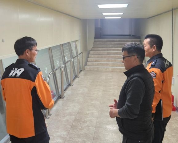해남소방서, 겨울철 대비 주요 산업시설 관서장 현장 지도방문 실시