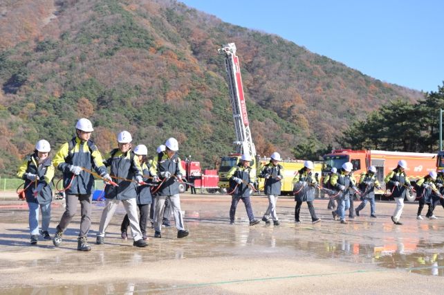 산불 대응 소방전술 시연회