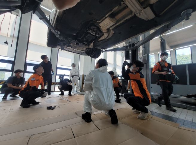 자동차화재유관기관합동감식