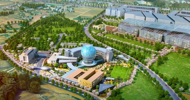 사천시, 국가 우주항공 인재 육성 허브 도약 본격화-과학영재학교 조감도