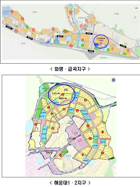 선도지구 선정 구역 위치도