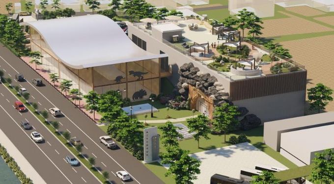 산북동공룡과익룡발자국화석산지전시관건립타당성사전평가통과(박물관조감도)