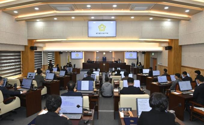 광주광역시 북구의회, 2025년도 의사일정 마무리