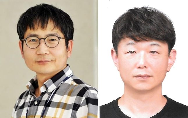 경상국립대학교 생명과학부 김선원 교수와 ㈜네츄로스바이오 김정헌 대표이사(왼쪽부터)