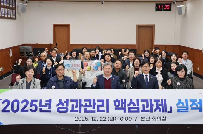 2025년 성과관리 핵심과제 실적보고회