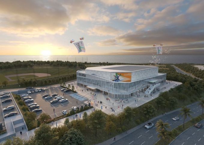 종합체육관 메인조감도