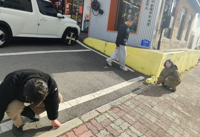 이혜인 남구의원, 옥동상권 민원 현장 점검