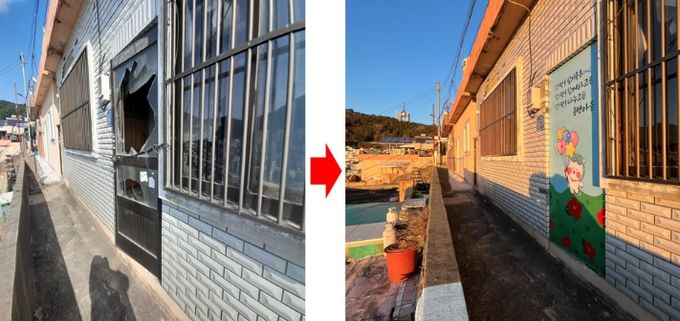 부산 서구 동대신1동, 공·폐가 차단시설 설치