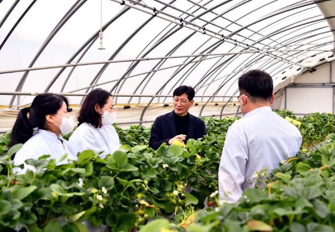 장수군 농군사관학교 교육생 현장교육