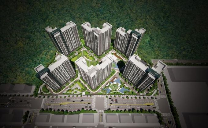 미니복합타운1-BL 공동주택 신축공사 조감도