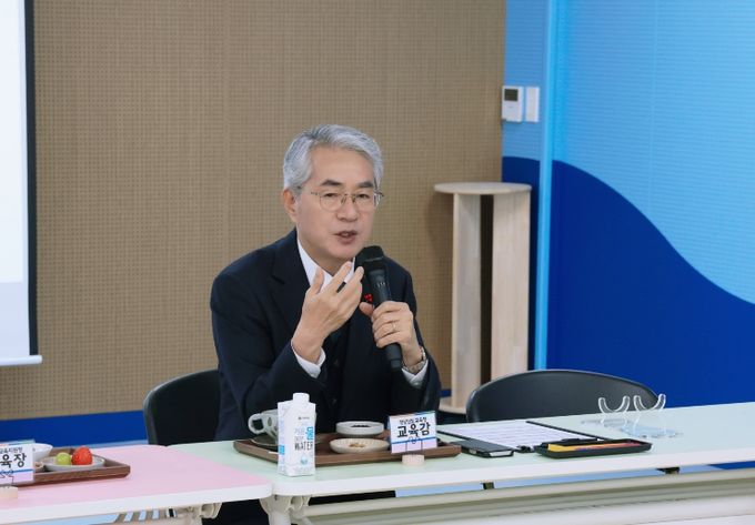 박종훈 교육감, ‘늘봄 남해 아이빛터’서 현장 소통 이어가