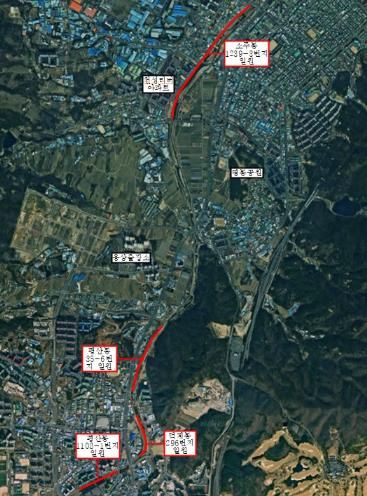 회야강 산책로 확장 구간