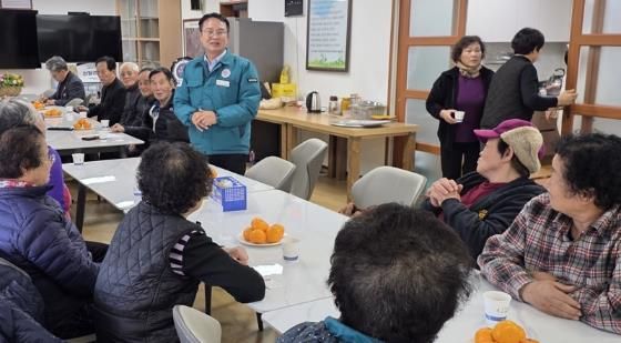 완주군의회 김재천 부의장, ‘현장 속으로’… 관내 경로당 71개소 순회 방문