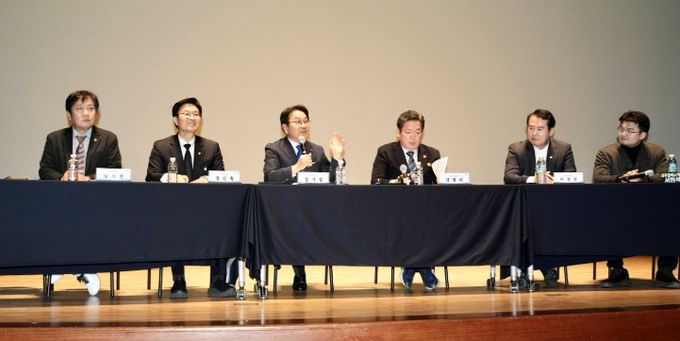 강기정 광주광역시장, 광주전남 통합 남구권역 시민공청회 참석