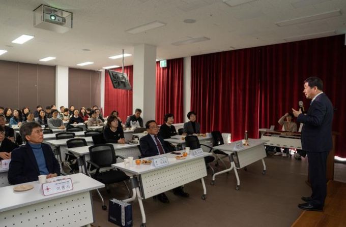 이재영 증평군수, 가톨릭꽃동네대학교 RISE사업 성과포럼서 지자체 역할 강조