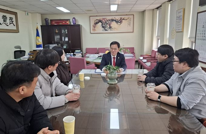 의장님과 함께하는 청렴․소통 토크 현장.