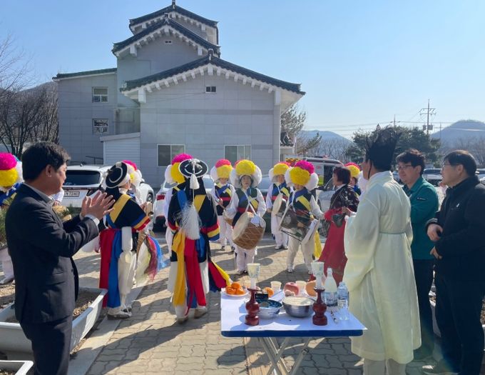 밀양시 무안면 무안농악보존회, 새해맞이 지신밟기 행사