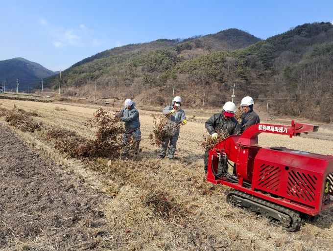 영농부산물 파쇄지원단 운영