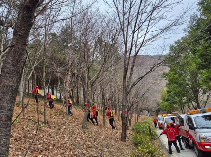 진주시, ‘산불진화·주민 대피훈련’