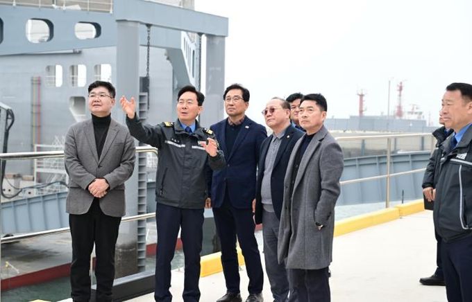 목포시의회 도시건설위원회, 해양경찰정비창 현장방문