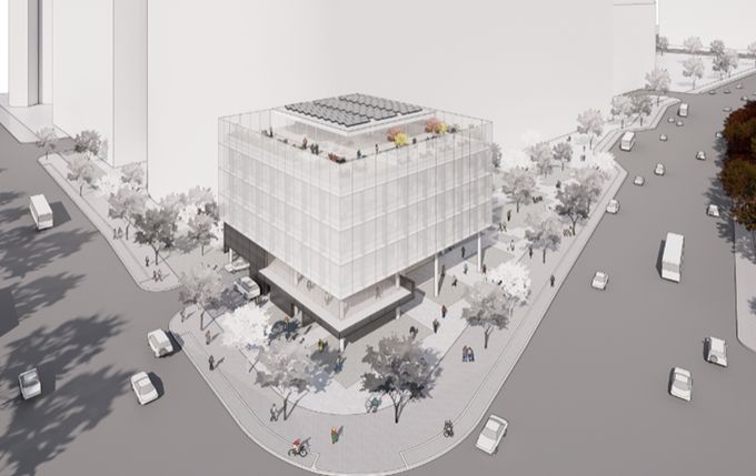 당선작 조감도(㈜호가건축사사무소(이선영)+한국전통문화대학교(석정호))