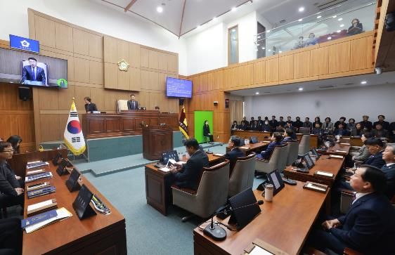 부안군의회, 제370회 임시회 개회