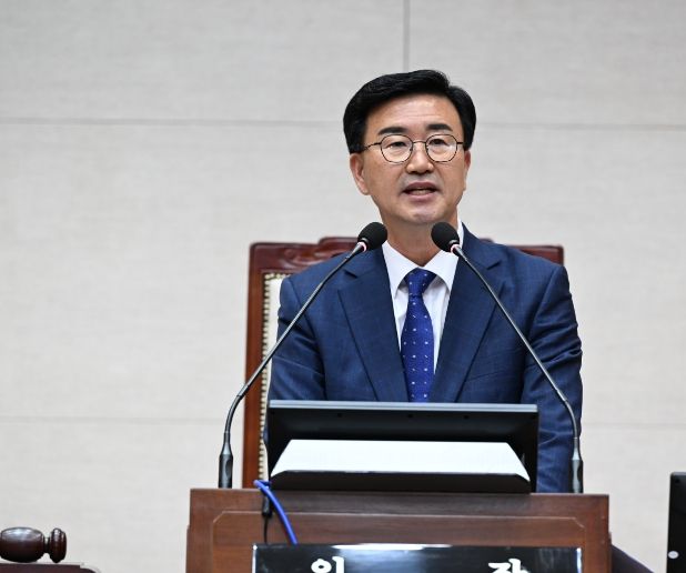 완주군의회 유의식 의장, “대동세상은 군민이 주인인 지방자치”