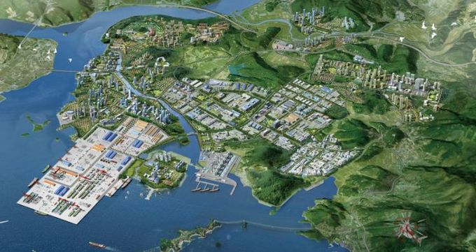 경제자유구역 조감도