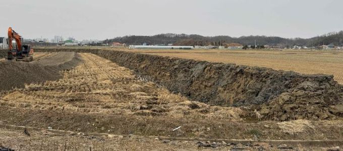농지개량행위사전신고제(성토작업중인농지로참고자료임)