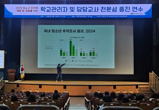 2026 청소년 마약류 예방 및 대응 전문성 증진 연수