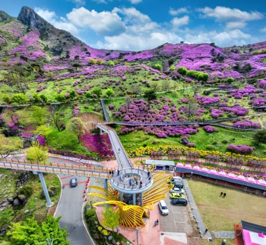 황매산 미리내파크 전망대