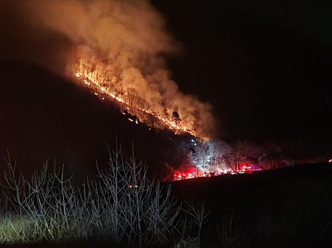 함양군산불발생직후