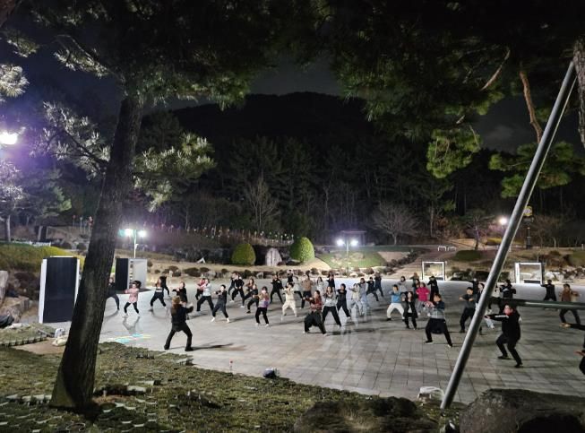 독봉산웰빙공원 별빛운동교실