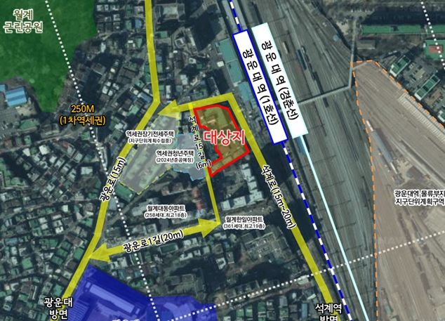 위치도 (노원구 월계동 411-53번지 일대)