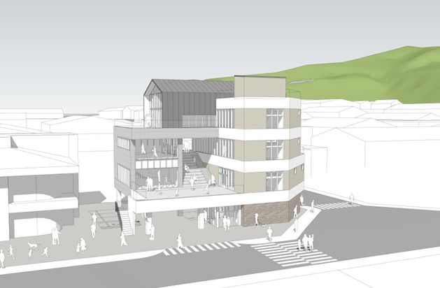 진영농공단지 복합문화센터 건립사업 조감도