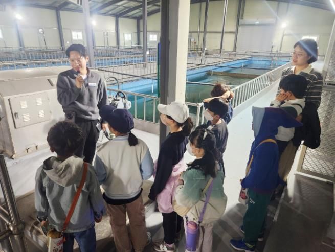 함양 위림초등학교 학생 함양정수장 방문 깨끗한 수돗물 생산과정 견학
