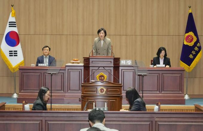 광주광역시의회, 제342회 임시회 개회