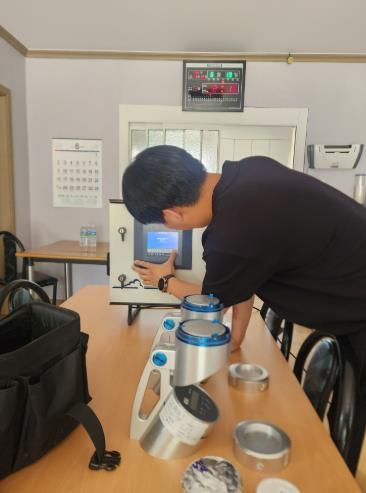경로당 공기질 안전진단 사진