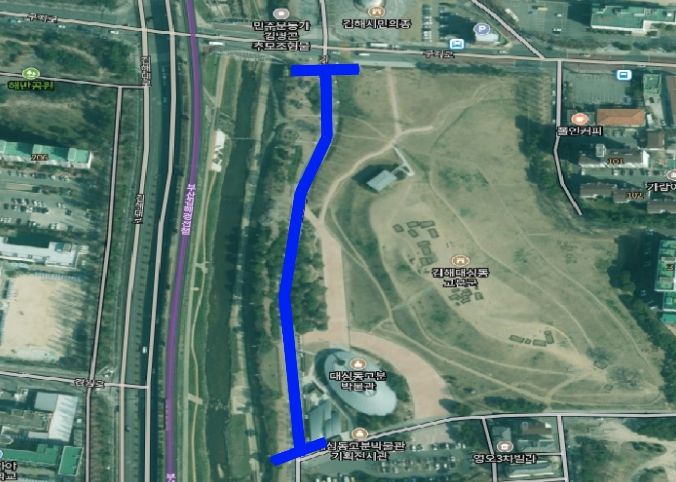 가야의거리- 차없는거리 운영 구간 : 경원교~ 대성동고분박물관