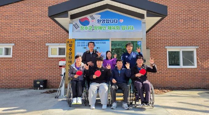 장수군장애인체육회 탁구선수단, 국가대표 2명 배출...선수‧코치 선발